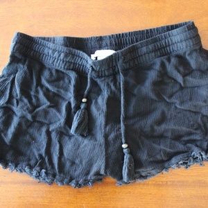 Flowy Black Shorts
